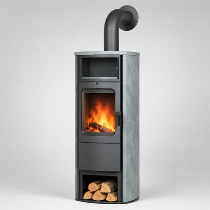 Hark Dauerbrand Kaminofen Opera-B Creme mit Automatik 7 kW EEK: A+