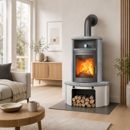 Hark Avenso GT ECOplus Kaminofen Naturstein 8 kW mit Automatik