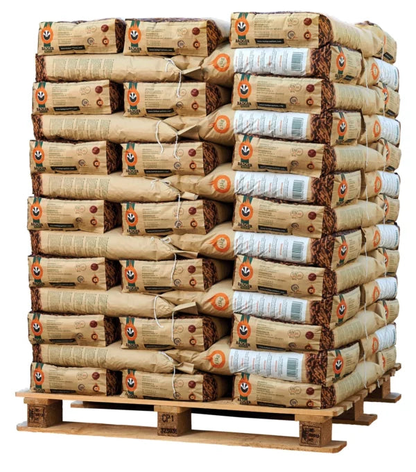 Badger Holzpellets 6 mm – Premium ENplus A1 & DINplus
