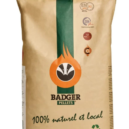 Badger Holzpellets 6 mm – Premium ENplus A1 & DINplus