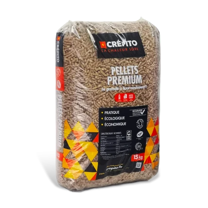 Crépito Premium Pellets – DINplus & NF zertifiziert