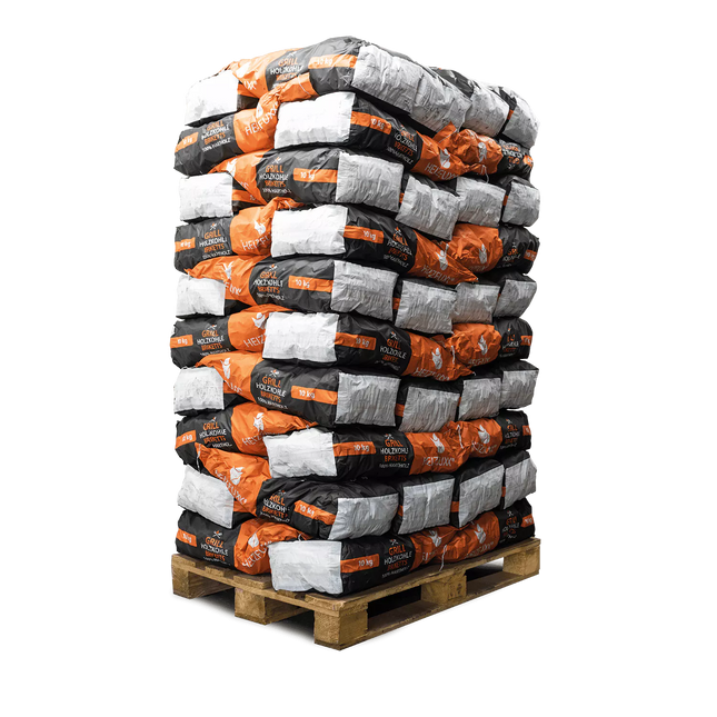 Grillholzkohlebriketts 60 x 10 kg