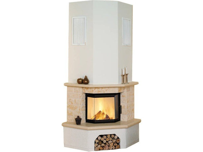 Hark Kaminofen-Bausatz Vermont Marmorverkleidung Beige 8 kW EEK A+