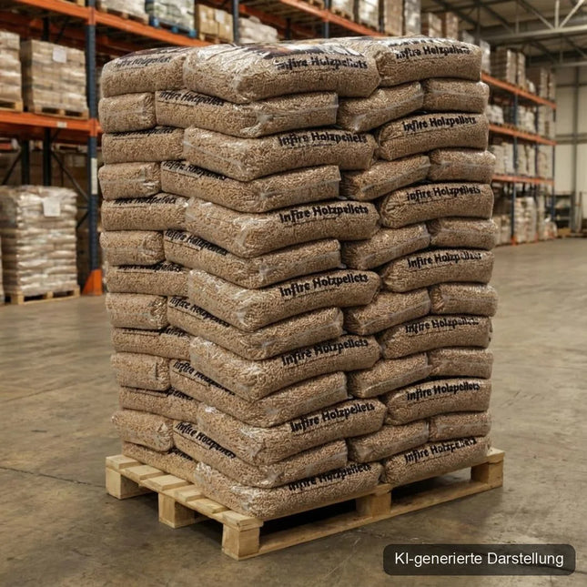 Holzpellets DINplus ENplus A1 Palette 990 kg