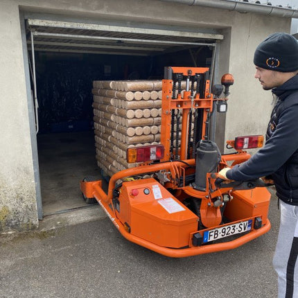 Piveteau Tages-Holzbriketts – Palette mit 104 Paketen (9,65 kg)