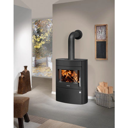 Justus Agero 2.0 Kaminofen Stahl Schwarz 7 kW