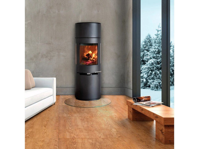 Aduro Kaminofen 9.7 mit Aduro Tronic Schwarz 8 kW Stahl EEK: A