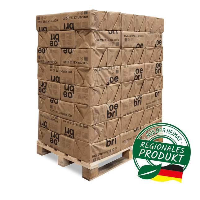 Oebri Ruf Premium Briketts 96 x 10 kg