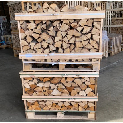 Kaminholz-Mix – 2 Paletten à 33-cm Scheite (3 Ster / 2,4 m³)