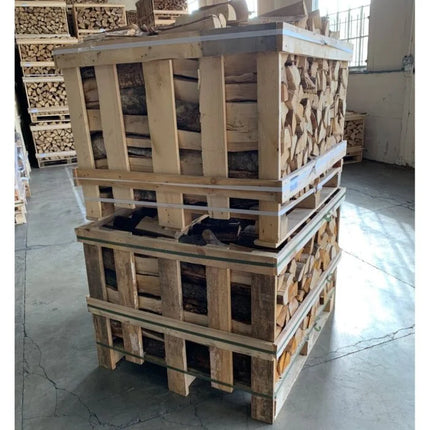 Kaminholz-Mix – 2 Paletten à 33-cm Scheite (3 Ster / 2,4 m³)