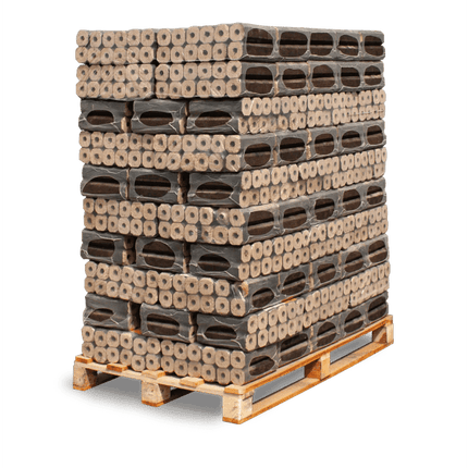 Heizfuxx PiniKay Octagon Holzbriketts Hartholz 10kg x 96 Gebinde 960kg Palette