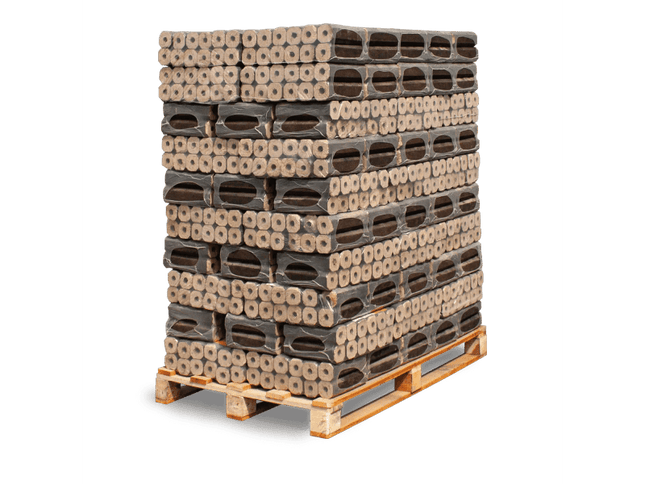 Heizfuxx PiniKay Octagon Holzbriketts Hartholz 10kg x 96 Gebinde 960kg Palette