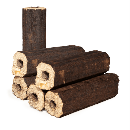 Heizfuxx PiniKay Octagon Holzbriketts Hartholz 10kg x 96 Gebinde 960kg Palette