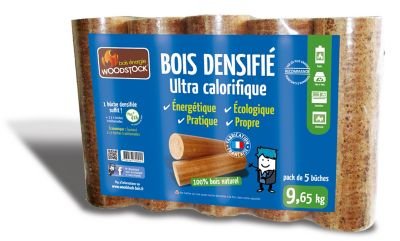 Woodstock Holzbriketts – Palette mit 104 Paketen zu je 5 Briketts – gebrauchsfertig