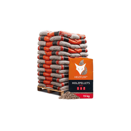 Heizfuxx Holzpellets Red 975 kg Palette ENplus A1 65 x 15 kg