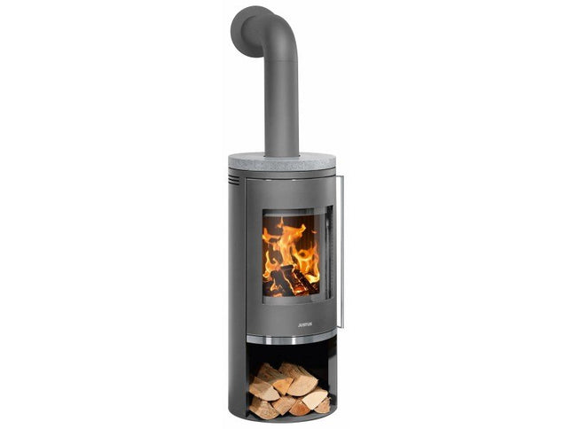 Justus Kaminofen Faro 2.0 Stahl-Speckstein 6 kW