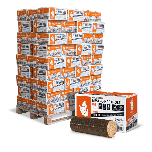 Nestro Hartholz M 90 x 10 kg