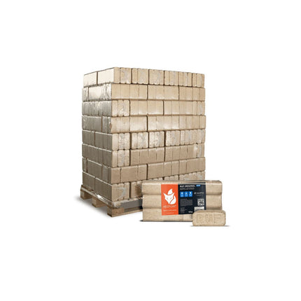 Heizfuxx RUF Original Blue Holzbriketts 960 kg Palette 96 x 10 kg