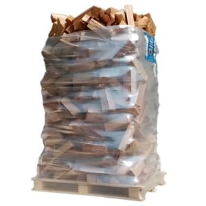 Kaminholz 40 cm – extra trockenes belgisches Laubholz – Palette 2 m³